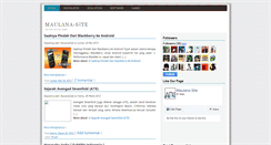 Desktop Screenshot of maulana-site.blogspot.com