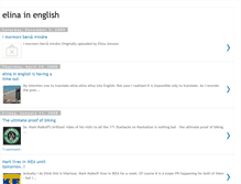 Tablet Screenshot of elinainenglish.blogspot.com