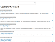 Tablet Screenshot of gethighlymotivated.blogspot.com