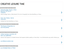 Tablet Screenshot of creativeleisuretime.blogspot.com