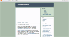 Desktop Screenshot of bluebees.blogspot.com