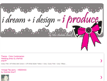 Tablet Screenshot of idreamidesigniproduce.blogspot.com