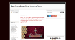Desktop Screenshot of freeonlineindianmusic.blogspot.com