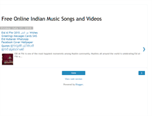 Tablet Screenshot of freeonlineindianmusic.blogspot.com