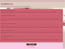 Tablet Screenshot of mylittlelyrics-mylittlelyrics.blogspot.com