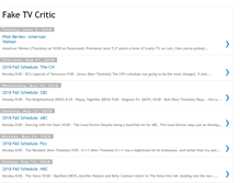 Tablet Screenshot of faketvcritic.blogspot.com