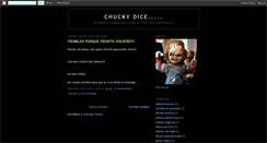 Desktop Screenshot of chuckychild.blogspot.com