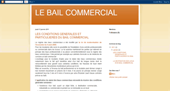 Desktop Screenshot of lebailcommercial.blogspot.com