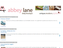 Tablet Screenshot of abbeylanebabyboutique.blogspot.com