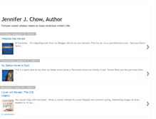 Tablet Screenshot of jenniferjchow.blogspot.com