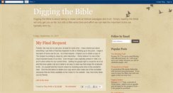 Desktop Screenshot of diggingthebible.blogspot.com