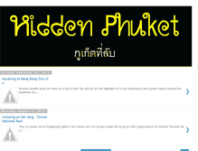 Tablet Screenshot of hiddenphuket.blogspot.com