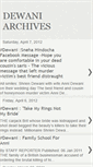 Mobile Screenshot of dewanisrchives.blogspot.com
