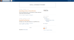 Desktop Screenshot of goadirectory.blogspot.com