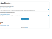 Tablet Screenshot of goadirectory.blogspot.com