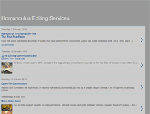 Tablet Screenshot of homunculuseditingservices.blogspot.com