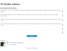 Tablet Screenshot of fikhendrowibowo.blogspot.com