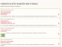 Tablet Screenshot of orientacionmartinrecuerda.blogspot.com