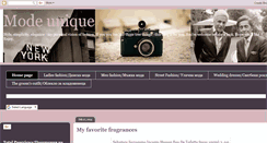 Desktop Screenshot of modeunique-veni.blogspot.com