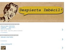 Tablet Screenshot of despiertaimbecil.blogspot.com