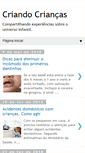Mobile Screenshot of criandocriancas.blogspot.com