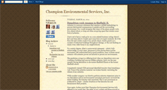 Desktop Screenshot of championenvironmentalservices.blogspot.com