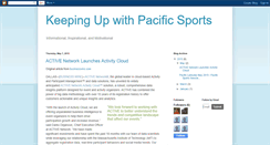 Desktop Screenshot of pacificsportsllc.blogspot.com