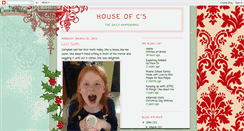 Desktop Screenshot of houseofcs.blogspot.com