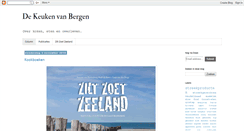 Desktop Screenshot of keukenvanbergen.blogspot.com