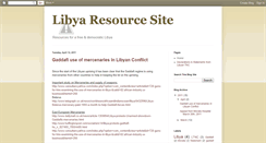 Desktop Screenshot of libya-resource.blogspot.com