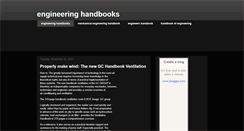 Desktop Screenshot of engineeringhandbooks.blogspot.com