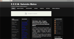 Desktop Screenshot of escolasalomaomatos.blogspot.com