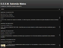 Tablet Screenshot of escolasalomaomatos.blogspot.com