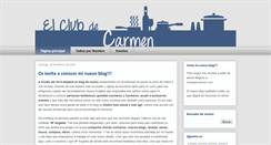 Desktop Screenshot of elclubdecarmen.blogspot.com