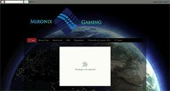 Desktop Screenshot of mironix-gaming.blogspot.com