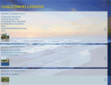 Tablet Screenshot of chalezinhocaraiva.blogspot.com