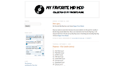 Desktop Screenshot of myfavoritehiphop.blogspot.com