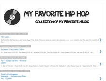 Tablet Screenshot of myfavoritehiphop.blogspot.com