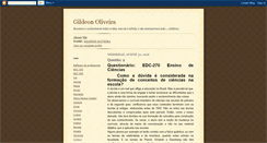 Desktop Screenshot of gildeonoliveira.blogspot.com