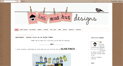 Desktop Screenshot of littlemudhutdesigns.blogspot.com