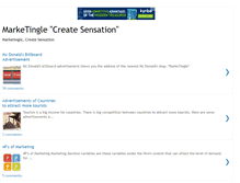 Tablet Screenshot of marketingle.blogspot.com