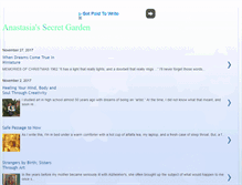 Tablet Screenshot of anastasiassecretgarden.blogspot.com