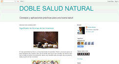 Desktop Screenshot of doblesaludnatural.blogspot.com