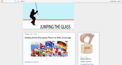Desktop Screenshot of jumpingtheglass.blogspot.com