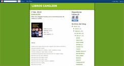 Desktop Screenshot of camilionlibros.blogspot.com