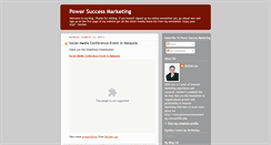 Desktop Screenshot of powersuccessmarketing.blogspot.com