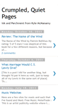 Mobile Screenshot of crumpledquietpages.blogspot.com