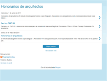 Tablet Screenshot of honorariosdearquitectos.blogspot.com