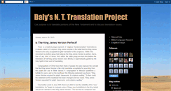 Desktop Screenshot of dalysnttranslationproject.blogspot.com