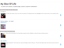 Tablet Screenshot of christyssliceolife.blogspot.com